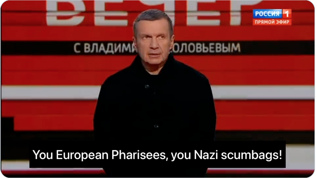 „Naziști nenorociți!” Propagandistul lui Putin, delir după ce Scholz a anunțat că trimite tancuri în Ucraina