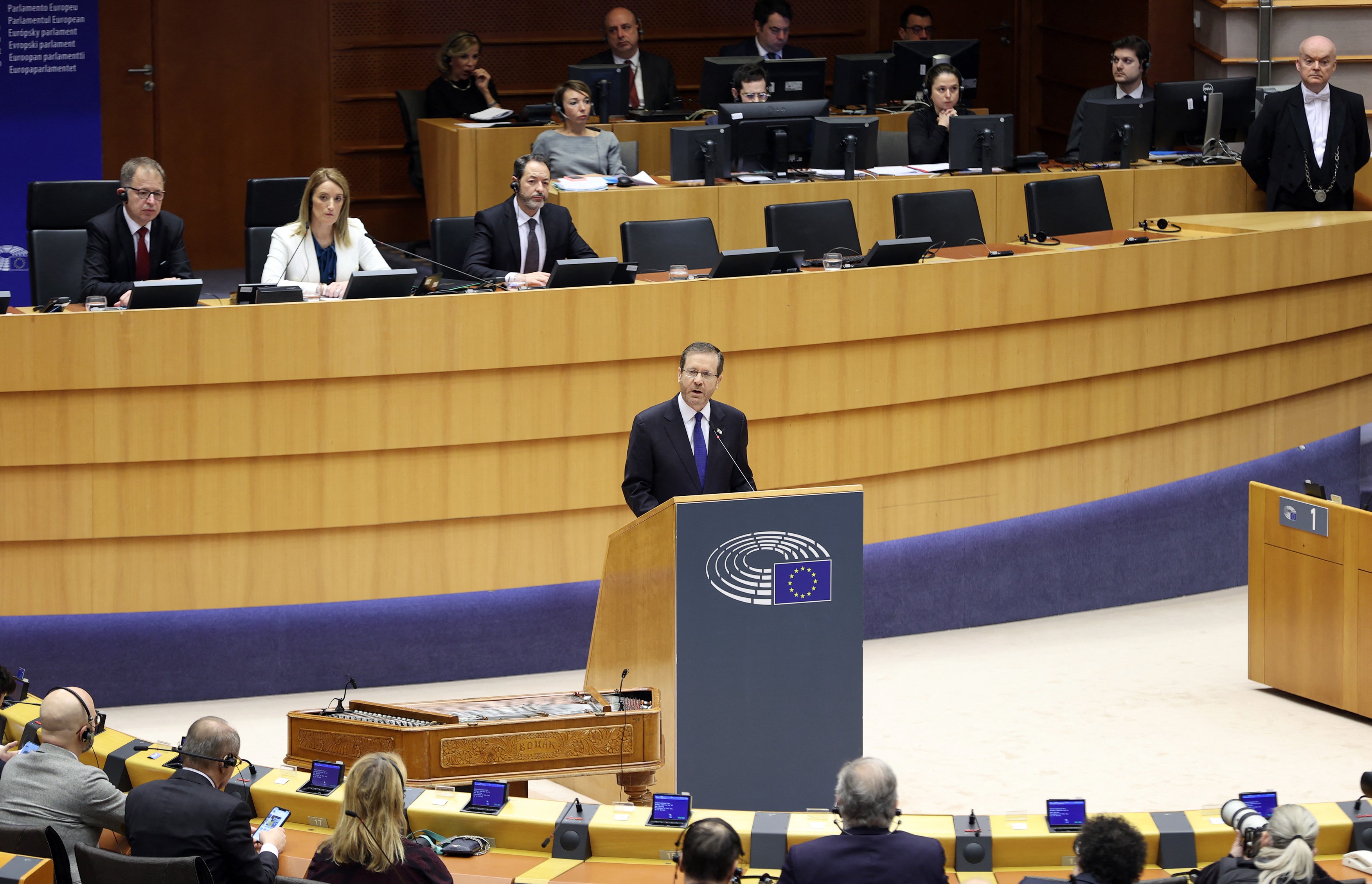 Preşedintele Israelului în Parlamentului European: „Antisemitismul, ca o boală autoimună, a făcut ca Europa să-şi atace propriul ADN”