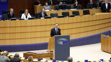 Israeli President Isaac Herzog in Brussels