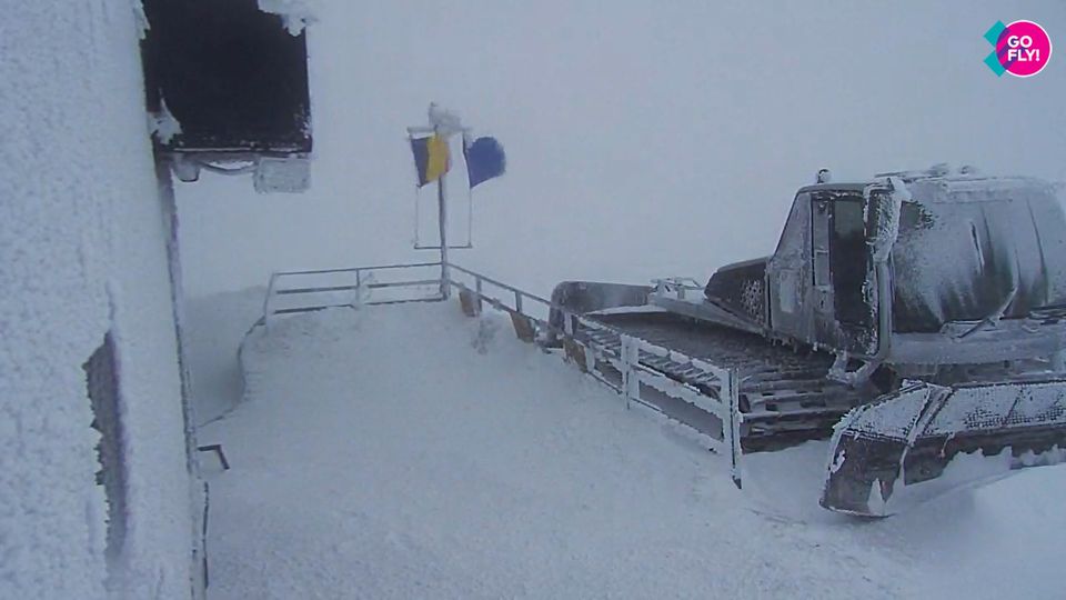 Strat consistent de zăpadă la munte, la Bâlea Lac a ajuns la 125 de centimetri. Pârtiile unde se va putea schia în acest weekend