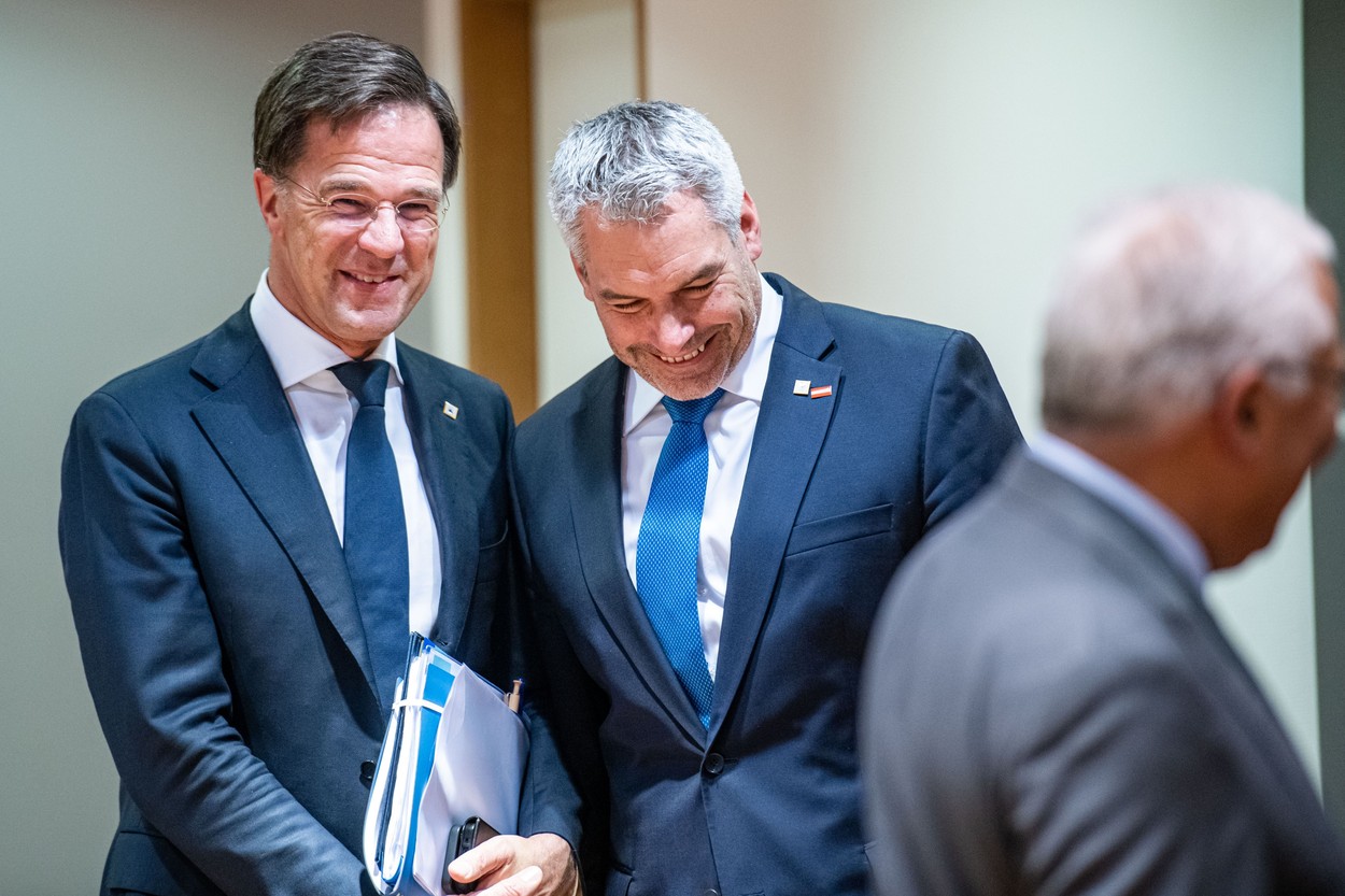 Nehammer și Rutte s-au întâlnit la Viena și au discutat despre Schengen: „Suntem uniți în obiecția noastră față de extindere”