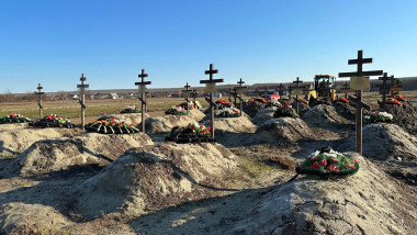 cimitir plin de recruți Wagner uciși în Ucraina