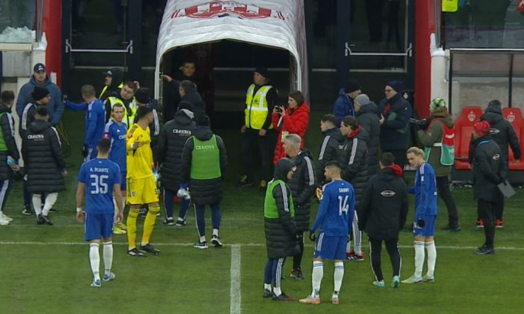 VIDEO. Meciul Sepsi OSK Sf. Gheorghe - FC U Craiova, oprit definitiv după 26 de minute, din cauza scandărilor suporterilor