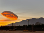 Lenticular cloud in Turkiye's Bursa