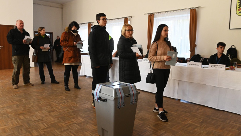 oameni la vot in cehia