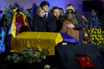 Funeral Ceremonies For The Victims Of The January 18 Helicopter Crash In Kyiv, Ukraine - 21 Jan 2023