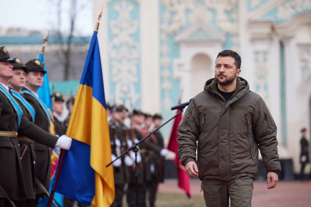 Zelenski, mesaj pentru ucraineni de Ziua Unității: "Vom câştiga. Împreună. Întreaga Ucraină va auzi sunetele victoriei"