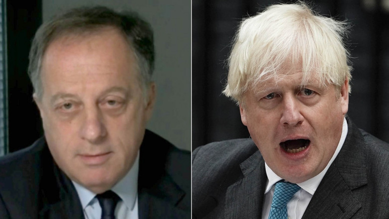 Richard Sharp și Boris Johnson