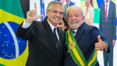 Luiz Inacio Lula da Silva și Alberto Fernandez
