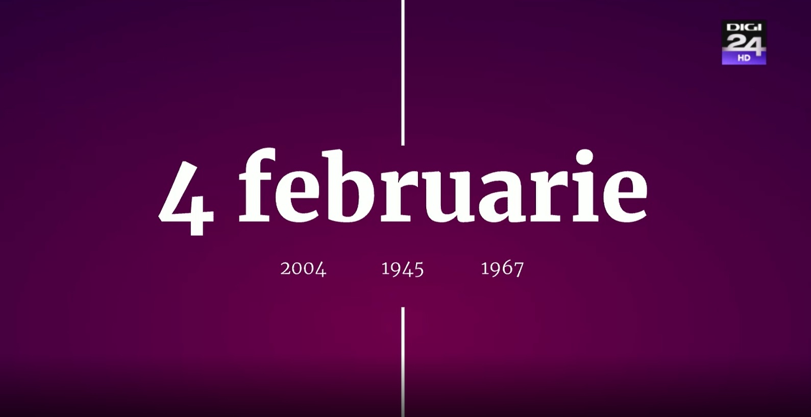 Digistoria - cele mai importante evenimente petrecute pe 4 februarie