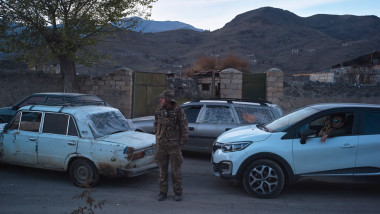 Armenians Leave Areas Ceded To Azerbaijan Control