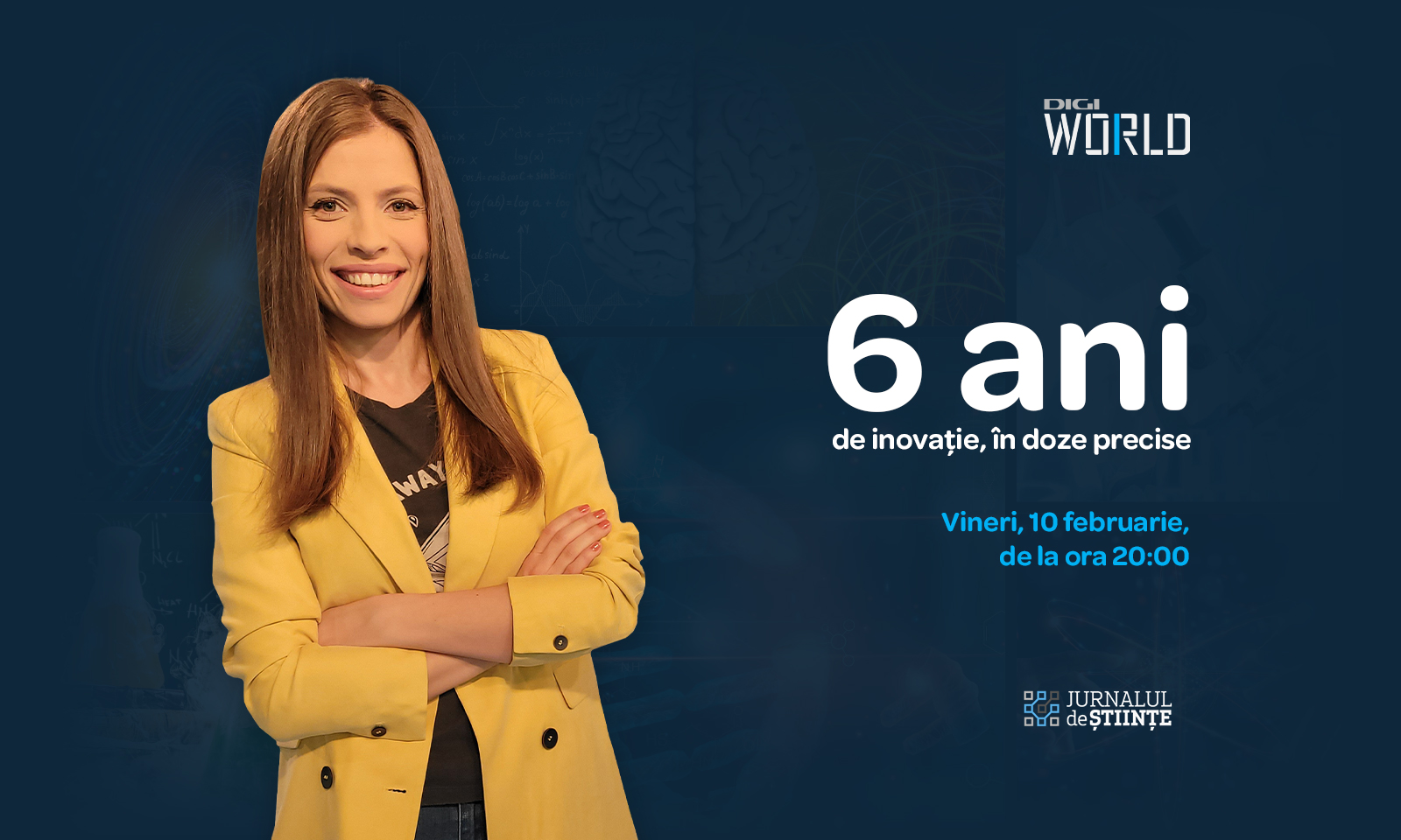 Emisiunea „Jurnalul de Științe” aniversează 6 ani de inovație, în doze precise