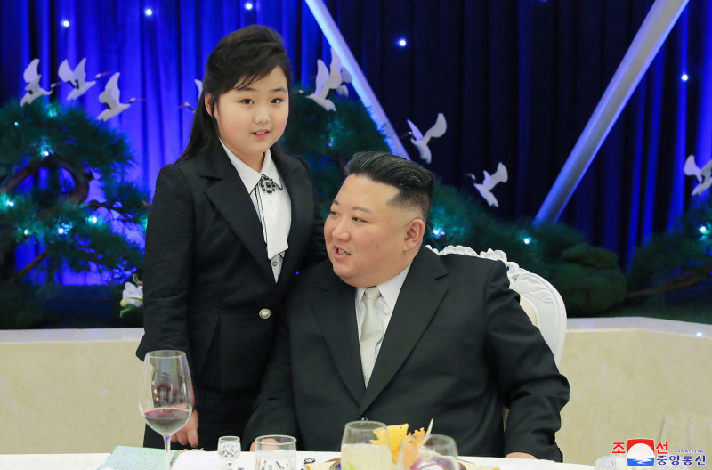 kim și fiica lui