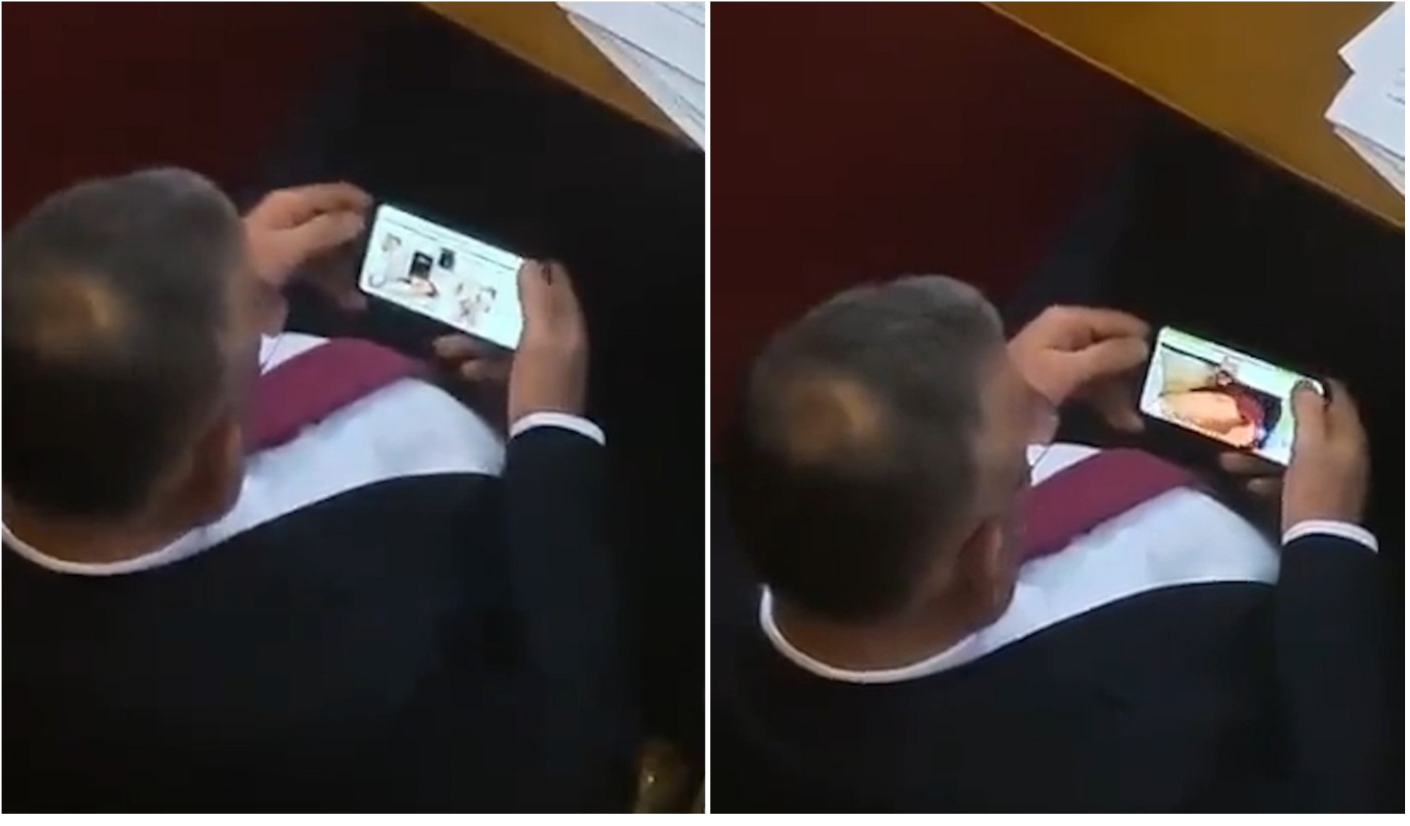Un parlamentar sârb și-a dat demisia după ce a fost prins uitându-se la filme porno în timpul discursului președintelui Vucici