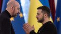Charles Michel și Volodimir Zelenski la Kiev