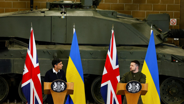 Ukrainian President Volodymyr Zelensky visit to UK