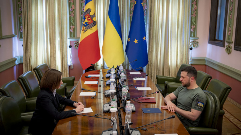 Moldovan President Sandu Visits Kyiv