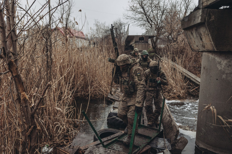 soldați ucraineni Bahmut