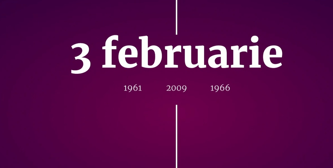 Digistoria - cele mai importante evenimente petrecute pe 3 februarie