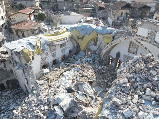 Historical Habib-i Neccar Mosque Destroyed In Hatay - Turkey