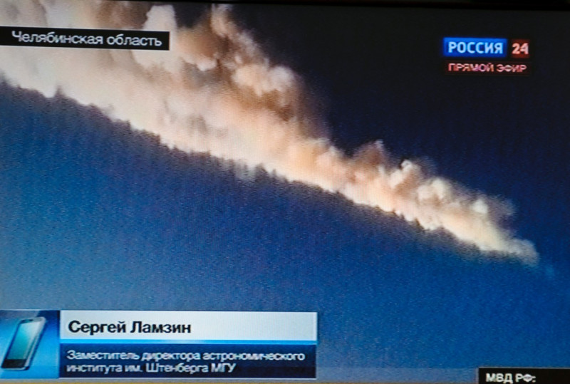 RUSSIA-METEORITE-FALL