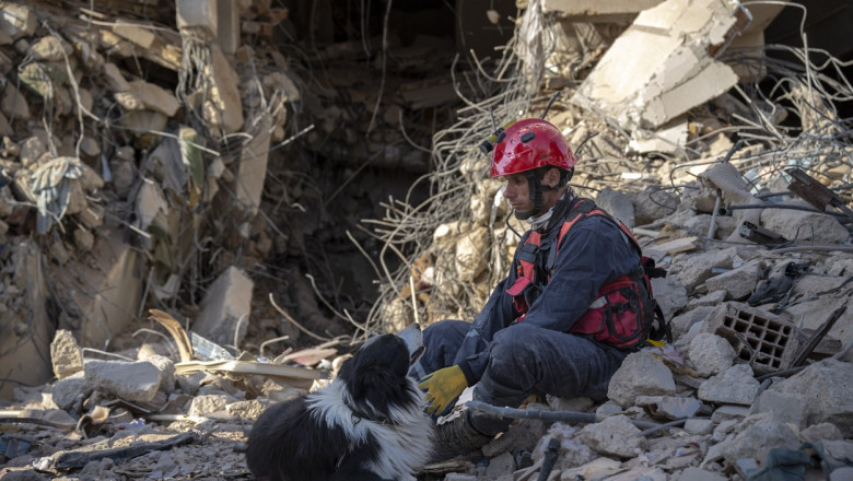 Aftermath of the devastating earthquakes hit the southern Turkiye