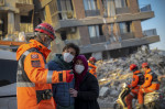 Aftermath of the devastating earthquakes hit the southern Turkiye