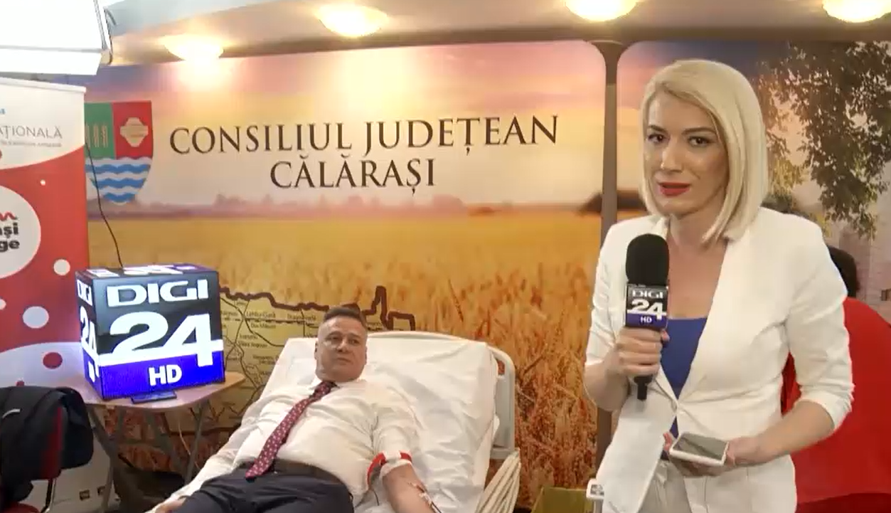 „Avem același sânge”. Un centru de transfuzii a fost amenajat în sediul Consiliului Județean Călărași