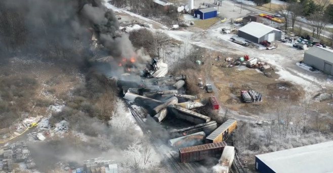 urmările accidentului feroviar din Ohio