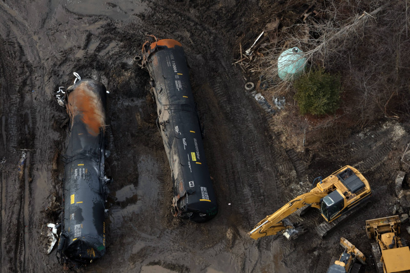 urmările accidentului feroviar din Ohio