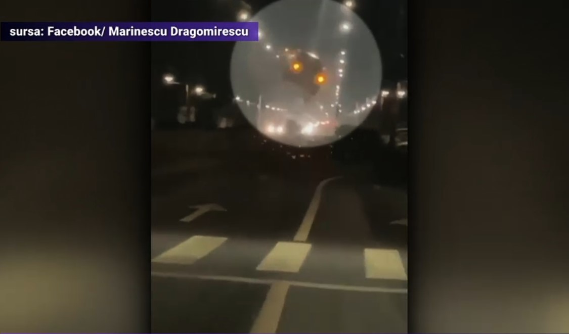 VIDEO Momentul în care un șofer în vârstă de 73 de ani sare peste un sens giratoriu. Bărbatul consumase băuturi alcoolice