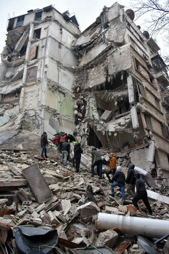 Earthquake aftermath in Syria