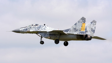 Un avion MiG-29 din dotarea Slovaciei.