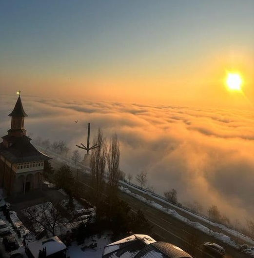  ”Fierbe” Dunărea. Fenomen spectaculos, la Galați