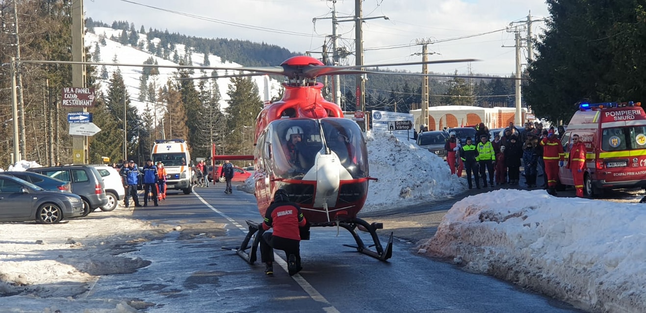 O tânără de 21 de ani a fost preluată de elicopterul SMURD după un accident cu ATV-ul