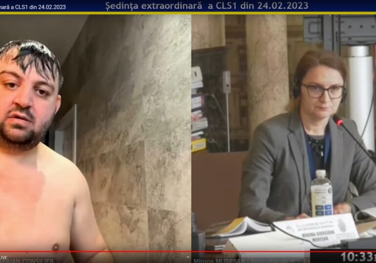 Un consilier PSD a intrat gol, de sub duș, la ședința online a Consiliului de la Sectorul 1