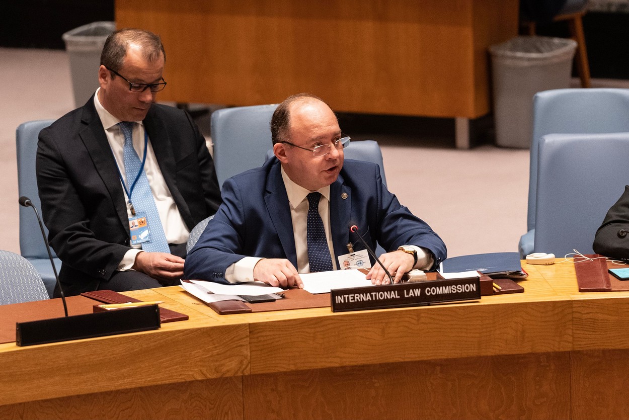 Bogdan Aurescu la Consiliul de Securitate ONU: "Românii trebuie să aibă grijă la ştirile care vin de la ruşi"