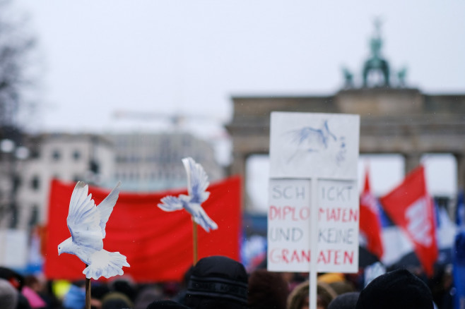 "Uprising for Peace" - Demonstration in Berlin, berlin, berlin, germany - 25 Feb 2023