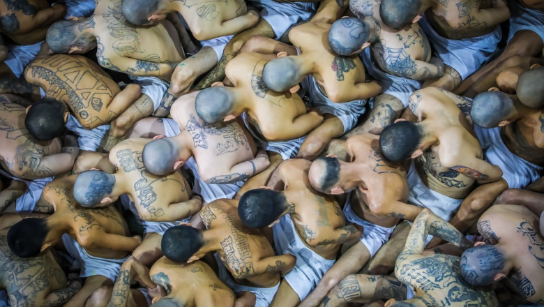 Deținuți la o închisoare din El Salvador