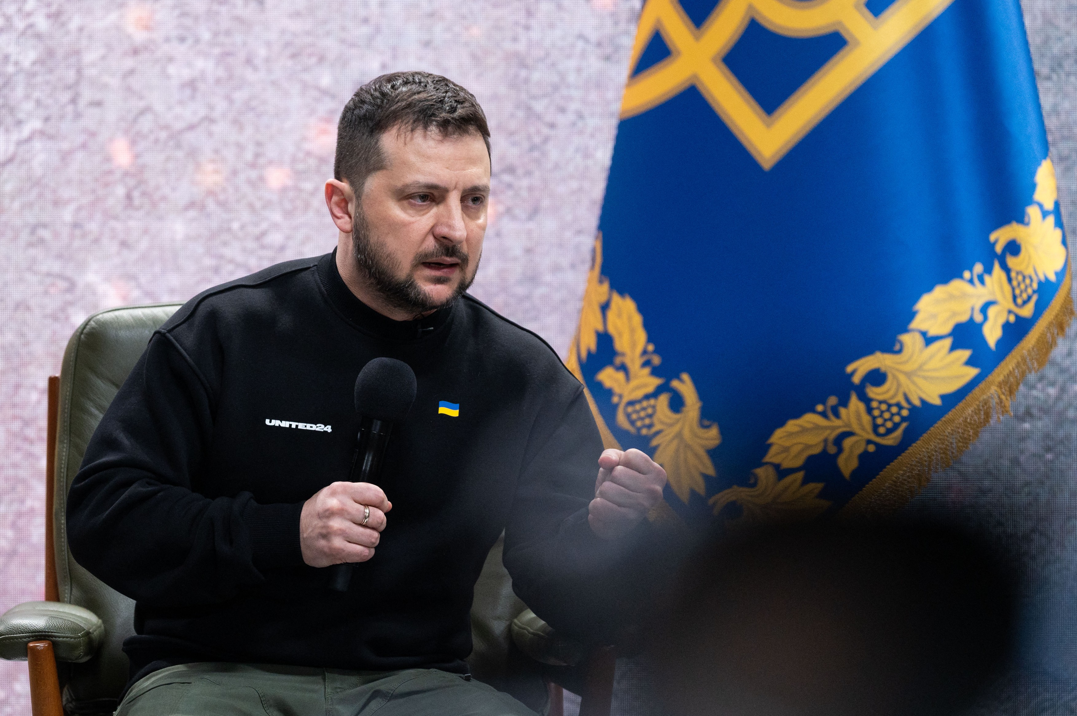 Zelenski: „Centrul global al forţei şi curajului este acum chiar aici, în Ucraina, chiar în oamenii noştri care ne apără statul”
