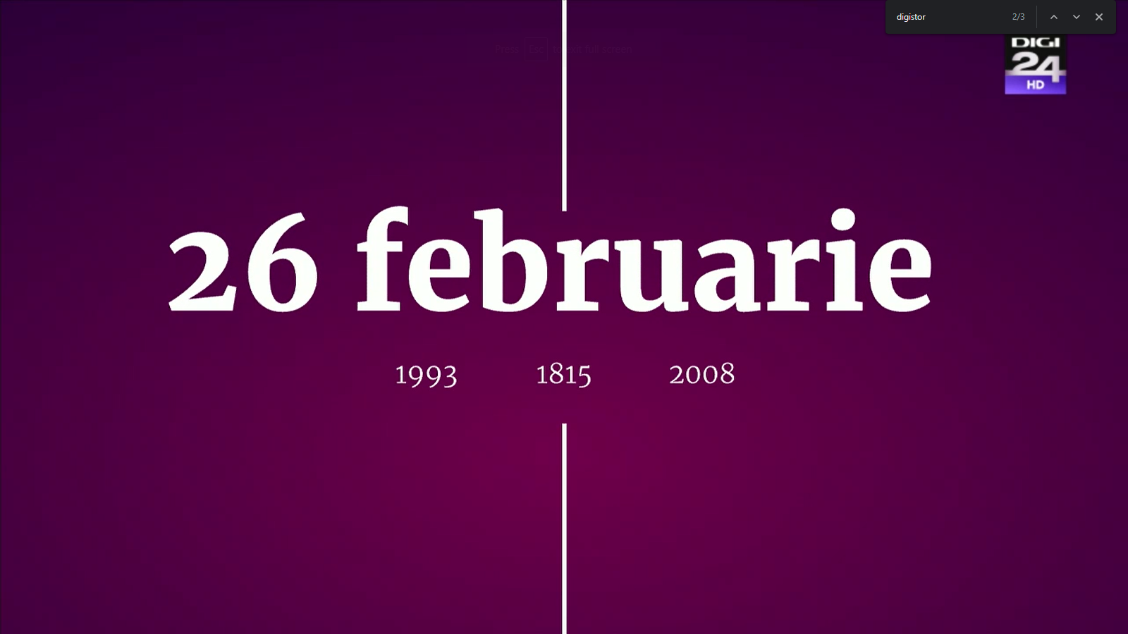 Digistoria - cele mai importante evenimente petrecute în 26 februarie
