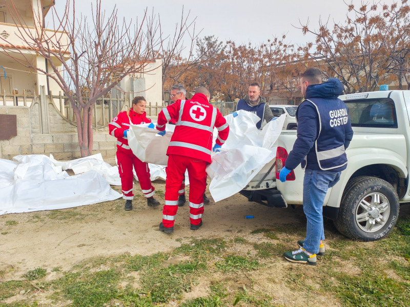 Migrant Boat Wreck in Cutro in the Crotone Area with Dead and Missing, Italy - 26 Feb 2023