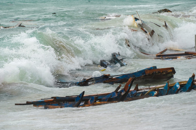 Migrant Boat Wreck in Cutro in the Crotone Area with Dead and Missing, Italy - 26 Feb 2023