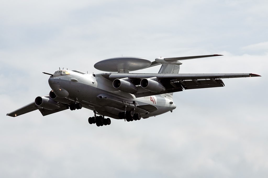 Partizanii au distrus un avion rusesc de spionaj pe un aeroport militar de lângă Minsk, anunță opoziția din Belarus