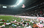 Besiktas Fans Throw Toys For Earthqauke Children