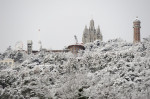 The storm Juliette leaves snowfall at low altitudes on the coast and pre-coastal areas of Catalonia.