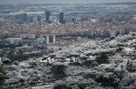 Snowfall In Barcelona