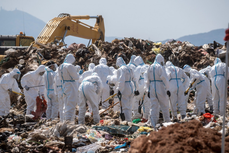 Hong Kong Police Search Landfill