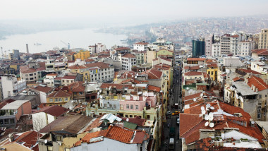 vedere de sus cu cladiri din istanbul