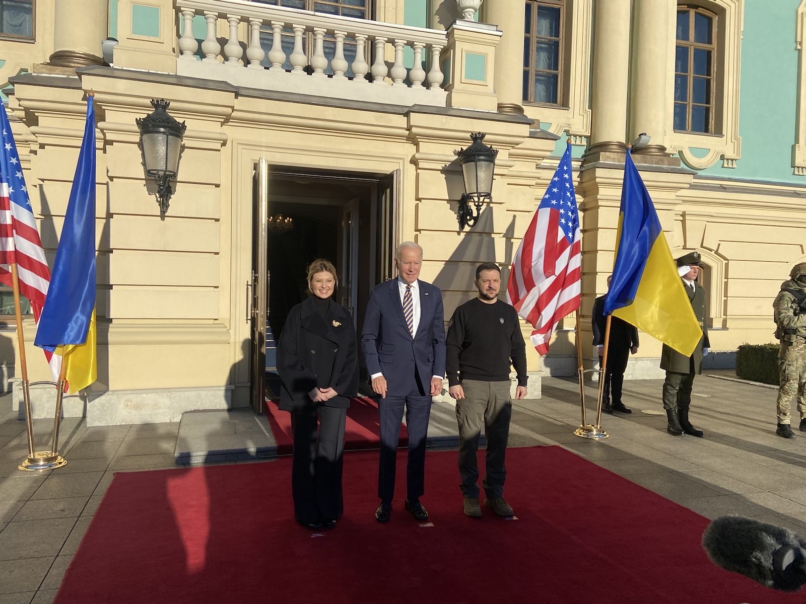 Sirene de alarmă aeriană la Kiev, în timpul vizitei surpriză a lui Joe Biden în Ucraina